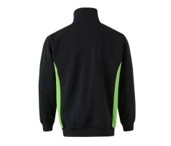VELILLA V5704 - Sweat bicolore col zippé