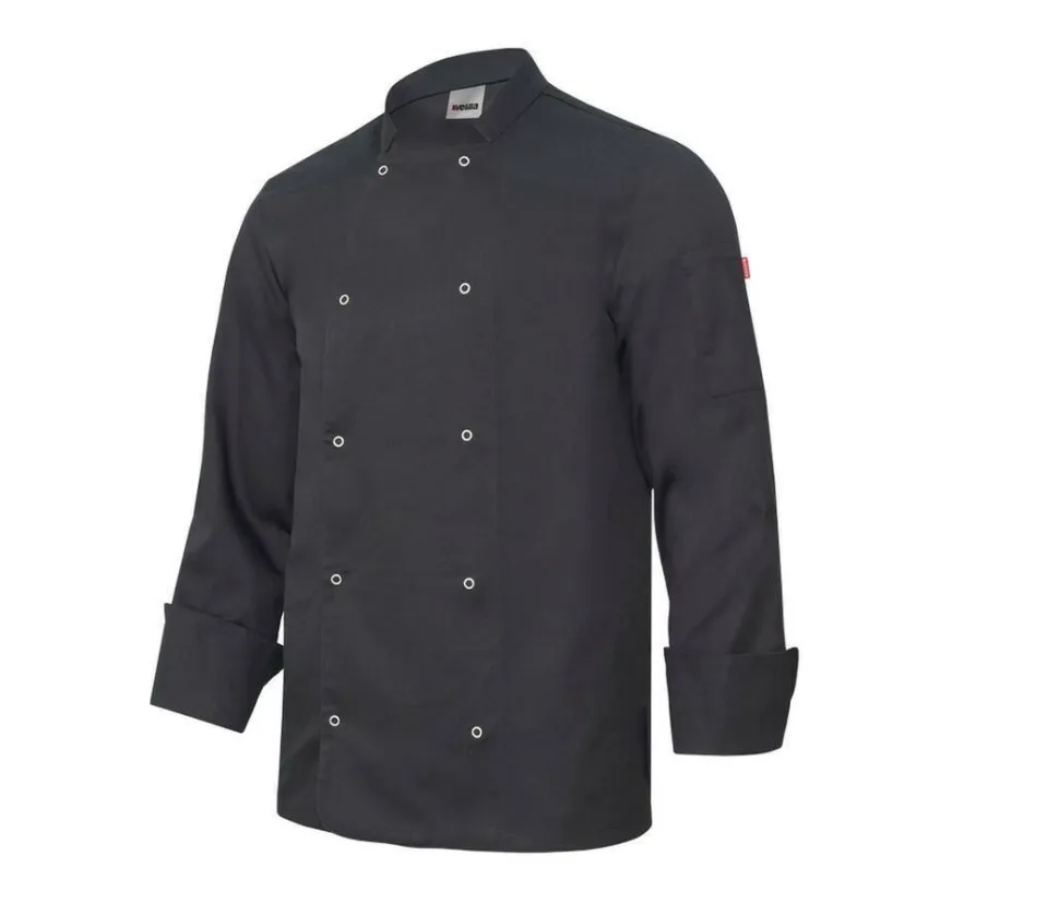 VELILLA V5206 - VESTE DE CUISINIER ML AVEC BOUTONS PRESSION
