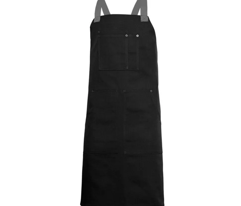VELILLA V4211B - TABLIER À BAVETTE CANVAS