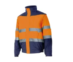 VELILLA VL161 - Blouson Matelasse Bicolore Haute Visibilité