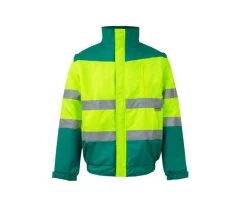 VELILLA VL161 - Blouson Matelasse Bicolore Haute Visibilité