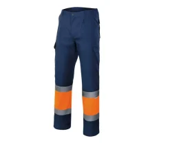 VELILLA VL157 - PANTALON BICOLORE HAUTE VISIBILITE