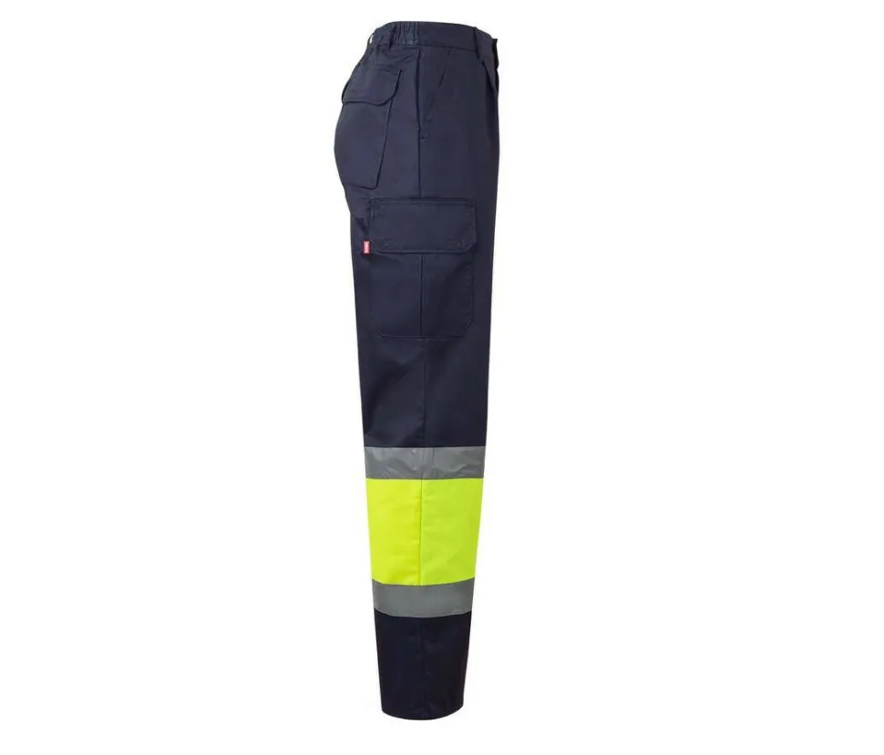 VELILLA VL157 - PANTALON BICOLORE HAUTE VISIBILITE