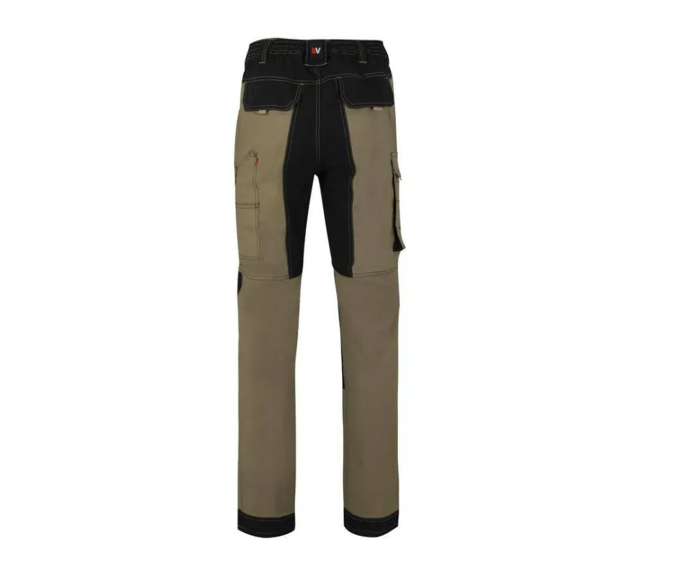 VELILLA V3019S - PANTALON BICOLORE CANVAS STRETCH