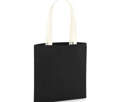 WESTFORD MILL W801C - Sac organique en cotton canvas avec anses contrastées