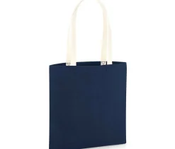 WESTFORD MILL W801C - Sac organique en cotton canvas avec anses contrastées