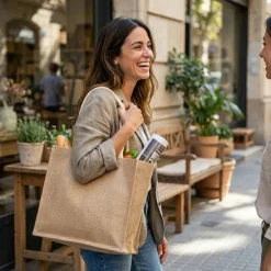 Westford Mill WM408 - Sac de courses géant en toile de jute