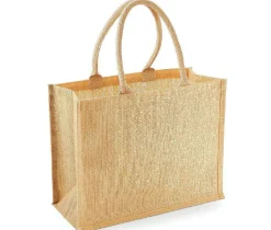 Westford mill WM437 - Sac shopping en toile de jute scintillant
