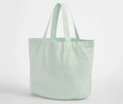 WESTFORD MILL WM345 - Sac shopping ovale en coton recyclé délavé