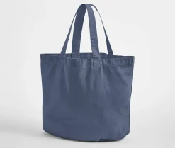 WESTFORD MILL WM345 - Sac shopping ovale en coton recyclé délavé