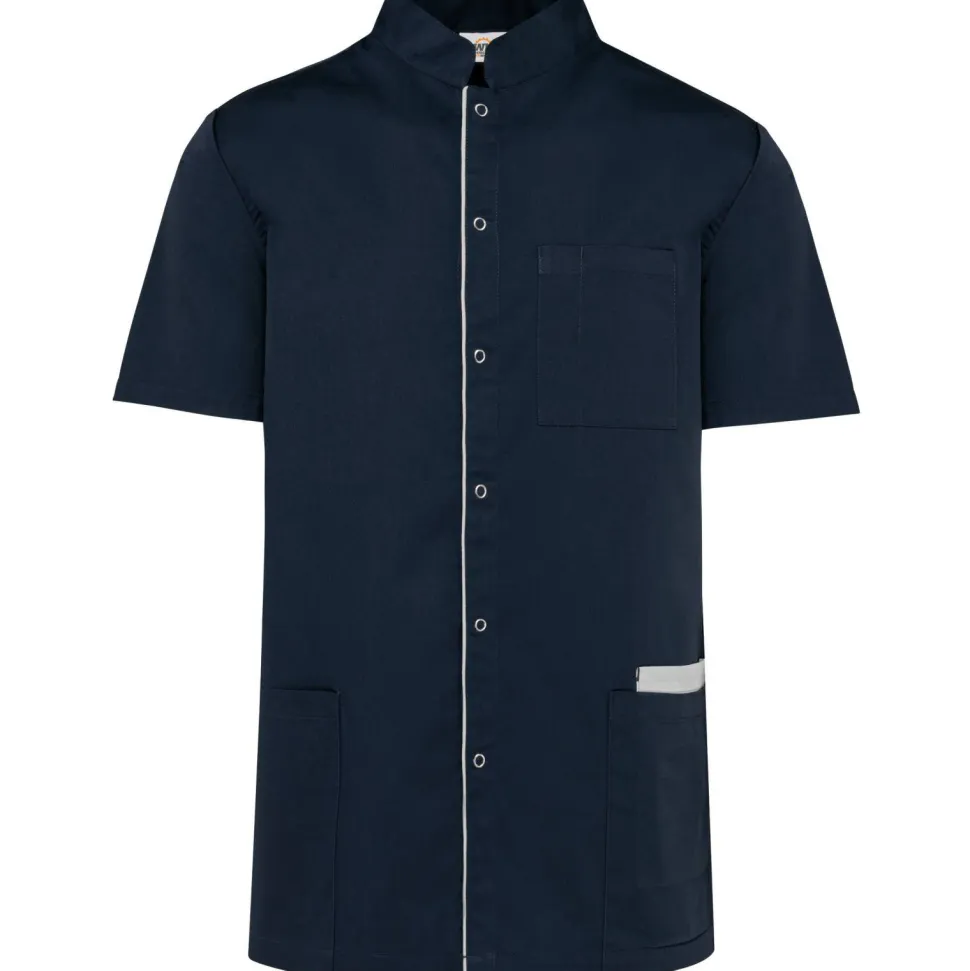 WK. Designed To Work WK505 - Blouse polycoton avec boutons-pression homme