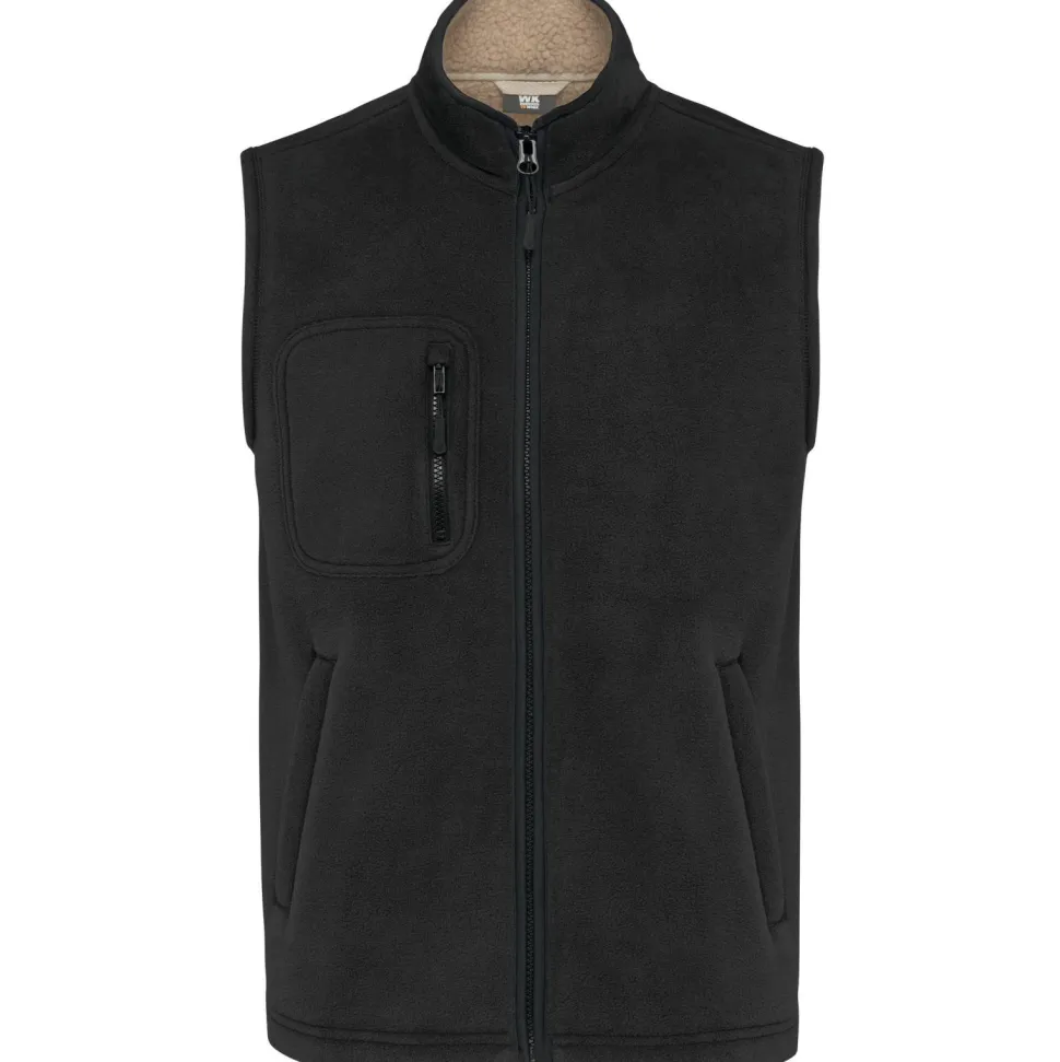 WK. Designed To Work WK610 - Bodywarmer polaire avec intérieur sherpa unisexe