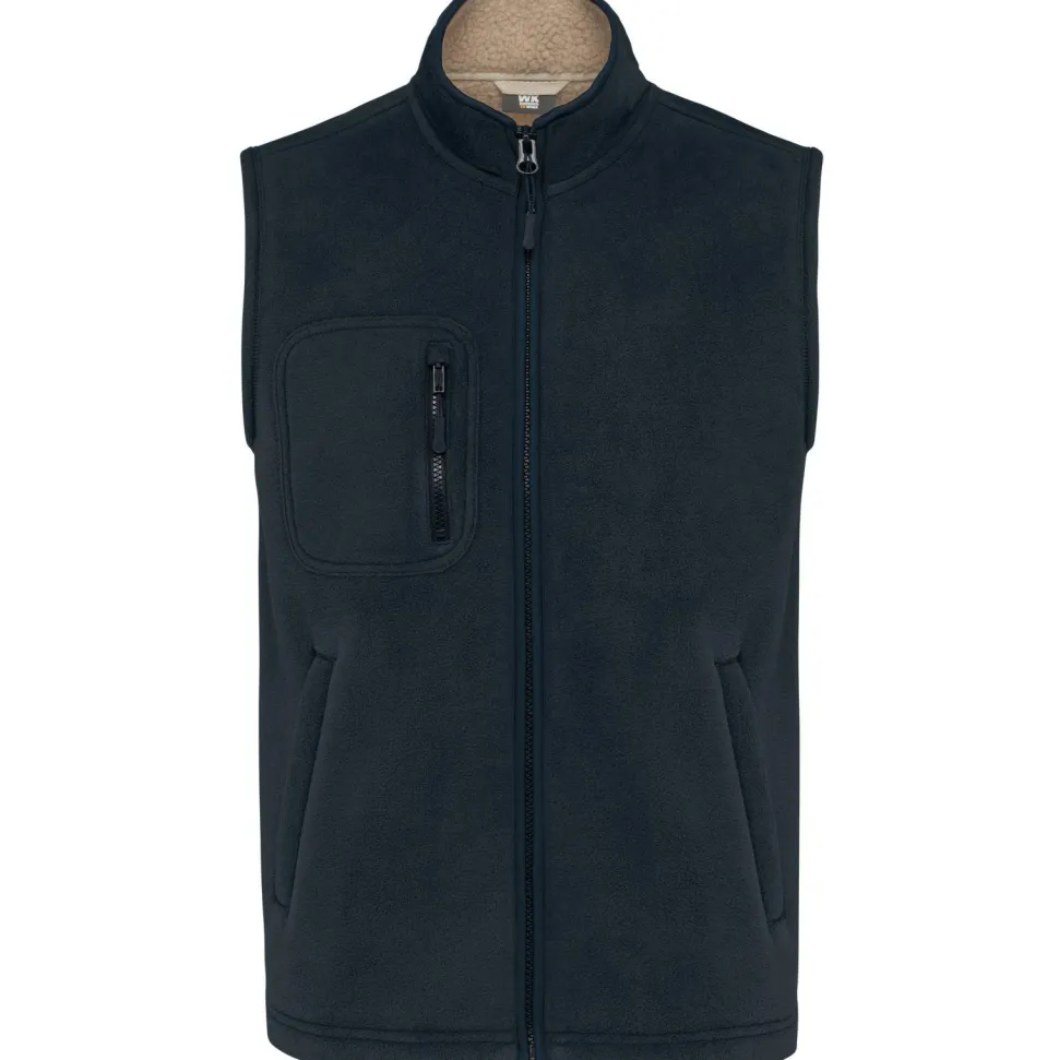 WK. Designed To Work WK610 - Bodywarmer polaire avec intérieur sherpa unisexe