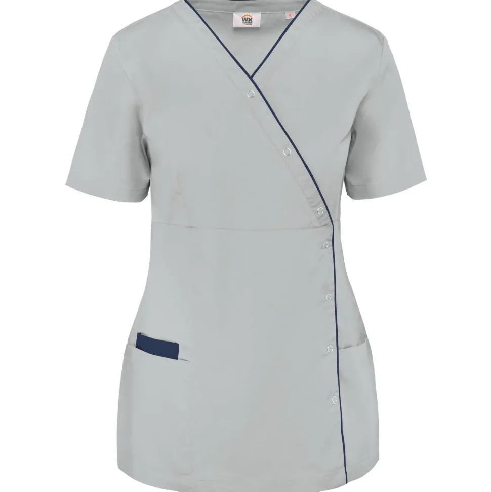 WK. Designed To Work WK506 - Blouse polycoton avec boutons-pression femme