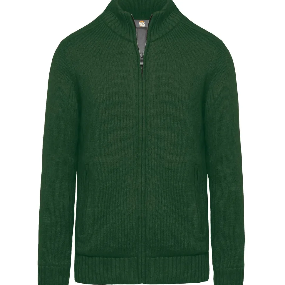 WK. Designed To Work WK959 - Cardigan doublé polaire homme