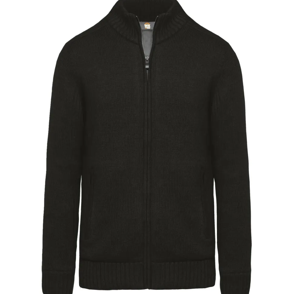 WK. Designed To Work WK959 - Cardigan doublé polaire homme