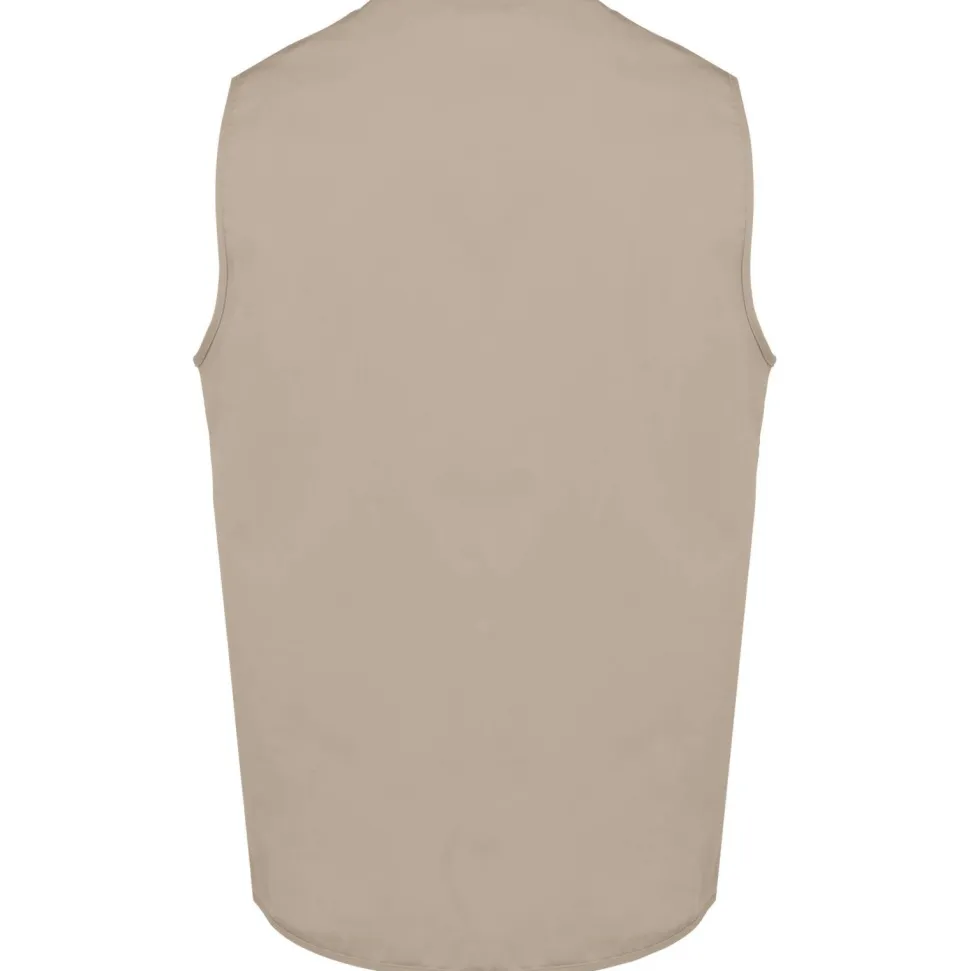WK. Designed To Work WK608 - Gilet polycoton multipoches unisexe