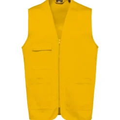 WK. Designed To Work WK608 - Gilet polycoton multipoches unisexe