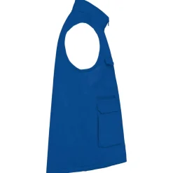 WK. Designed To Work WK607 - Gilet polycoton multipoches rembourré unisexe