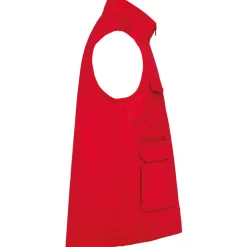 WK. Designed To Work WK607 - Gilet polycoton multipoches rembourré unisexe