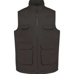 WK. Designed To Work WK607 - Gilet polycoton multipoches rembourré unisexe