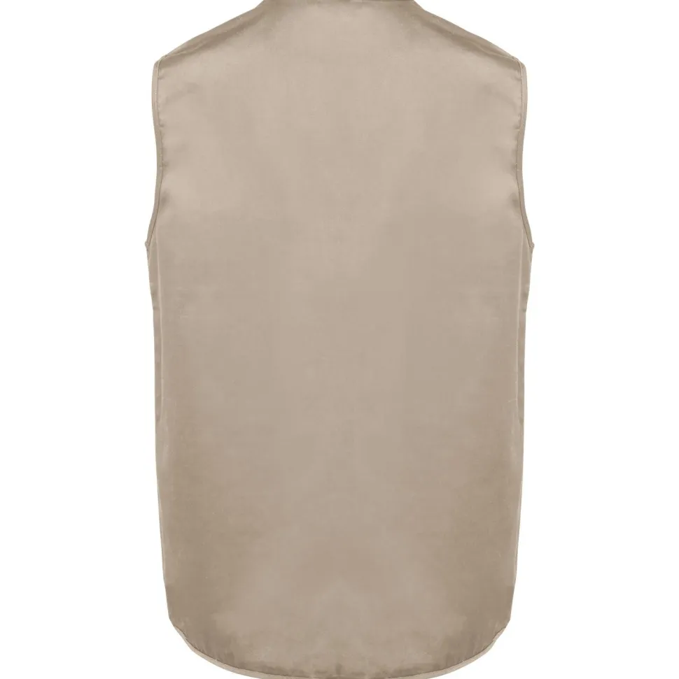 WK. Designed To Work WK609 - Gilet polycoton multipoches doublé unisexe