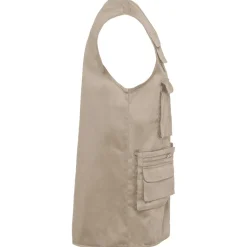 WK. Designed To Work WK609 - Gilet polycoton multipoches doublé unisexe