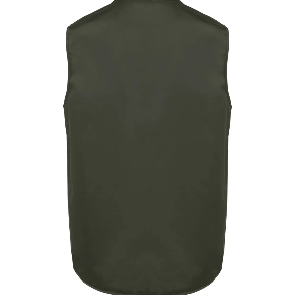 WK. Designed To Work WK609 - Gilet polycoton multipoches doublé unisexe