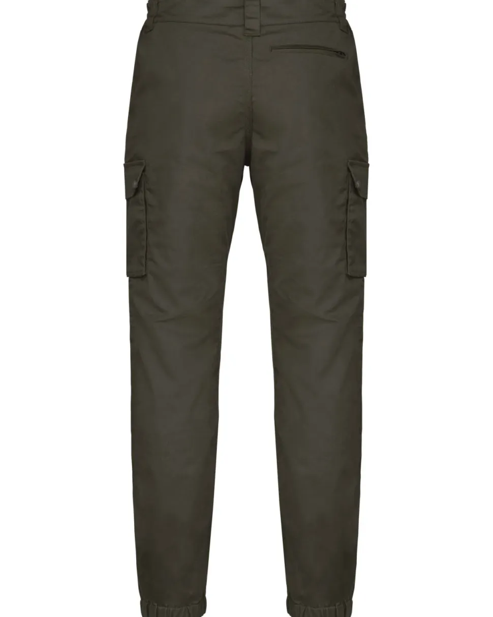WK. Designed To Work WK711 - Pantalon cargo unisexe avec bas élastiqué