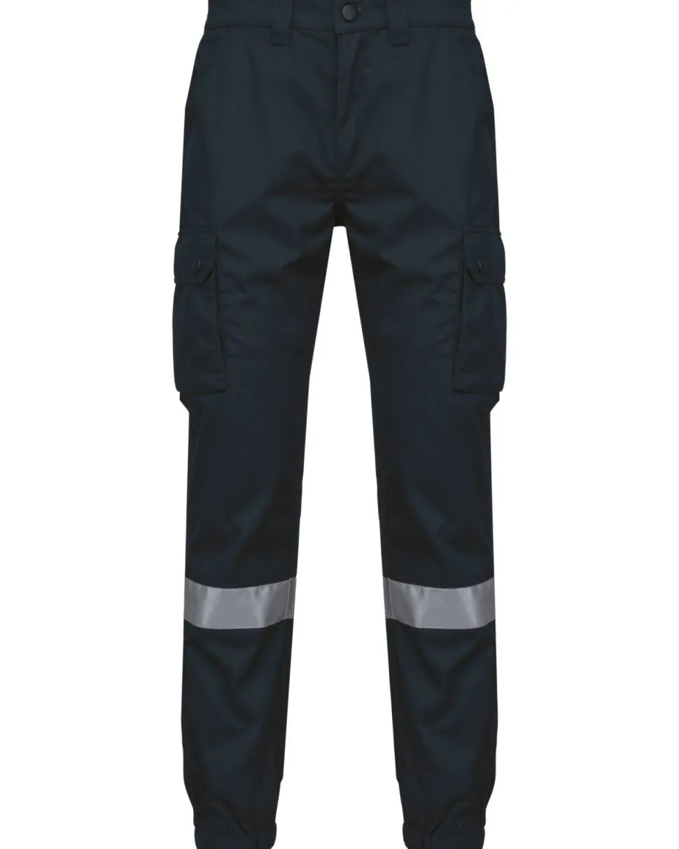 WK. Designed To Work WK712 - Pantalon Unisexe Réfléchissant avec Bas Élastiqué