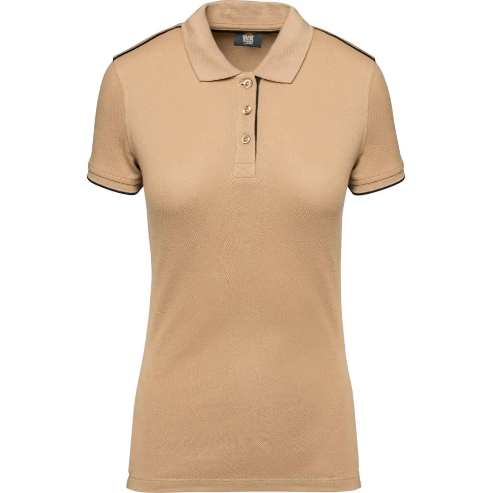 WK. Designed To Work WK271 - Polo manches courtes contraste DayToDay femme