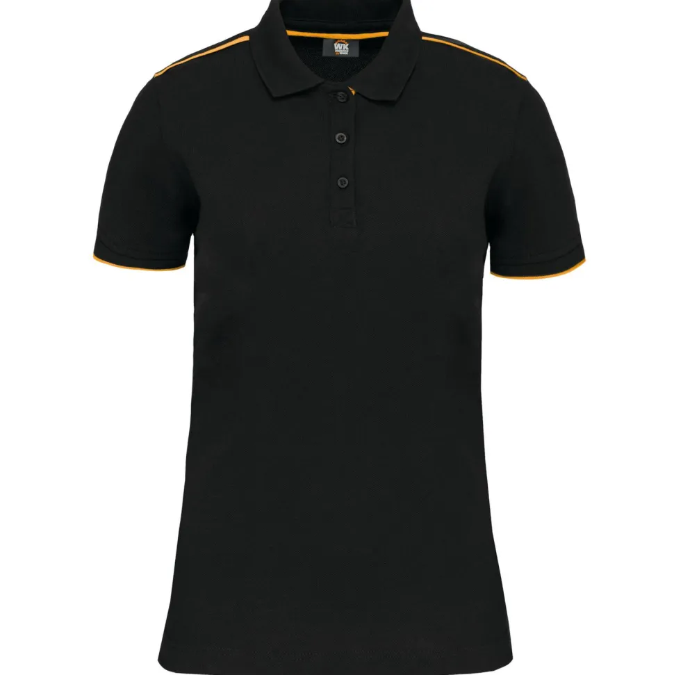 WK. Designed To Work WK271 - Polo manches courtes contraste DayToDay femme