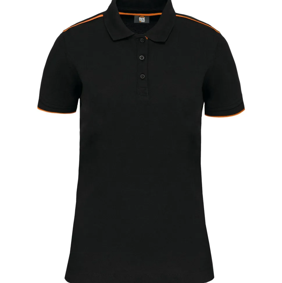 WK. Designed To Work WK271 - Polo manches courtes contraste DayToDay femme