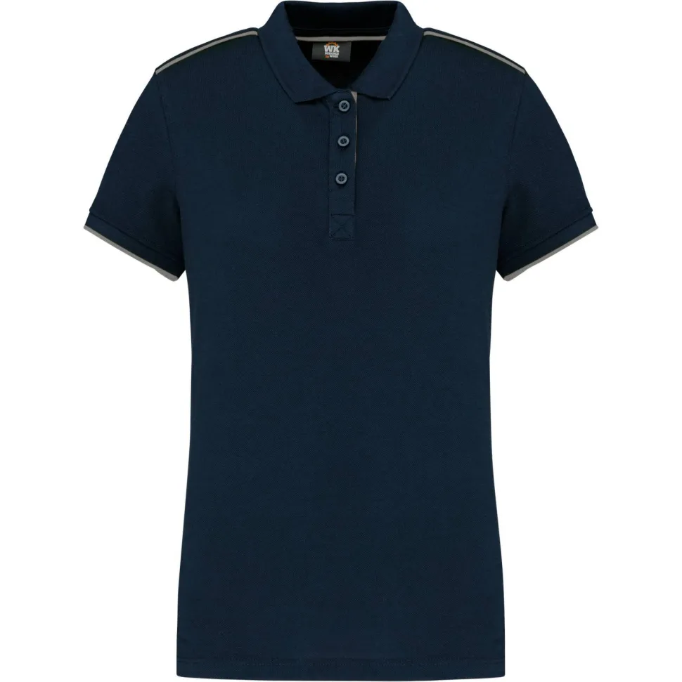 WK. Designed To Work WK271 - Polo manches courtes contraste DayToDay femme
