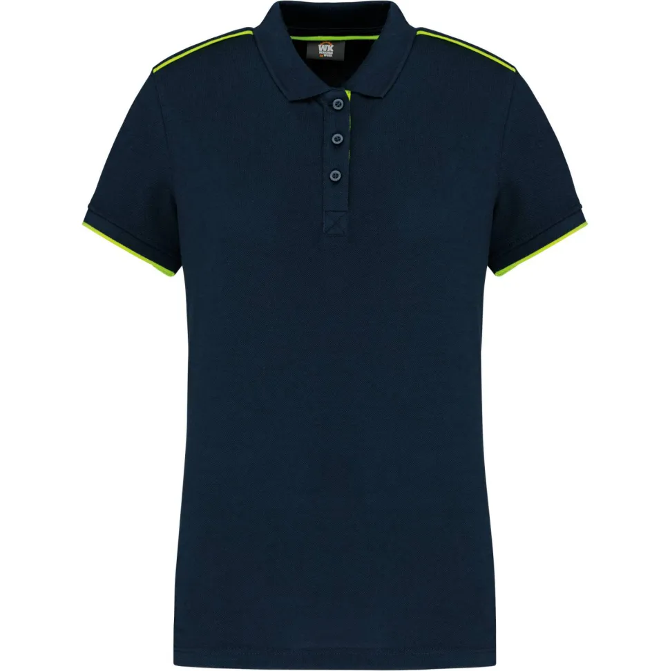 WK. Designed To Work WK271 - Polo manches courtes contraste DayToDay femme