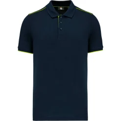 WK. Designed To Work WK270 - Polo contrastant manches courtes homme DayToDay