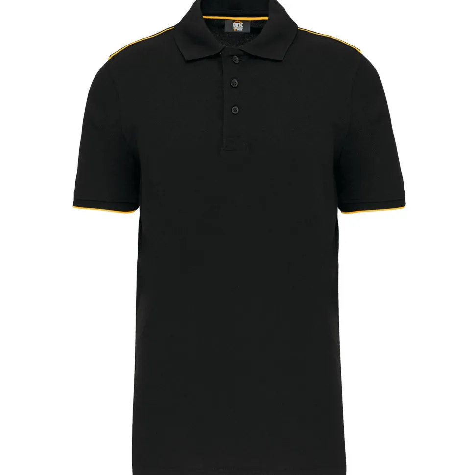 WK. Designed To Work WK270 - Polo contrastant manches courtes homme DayToDay