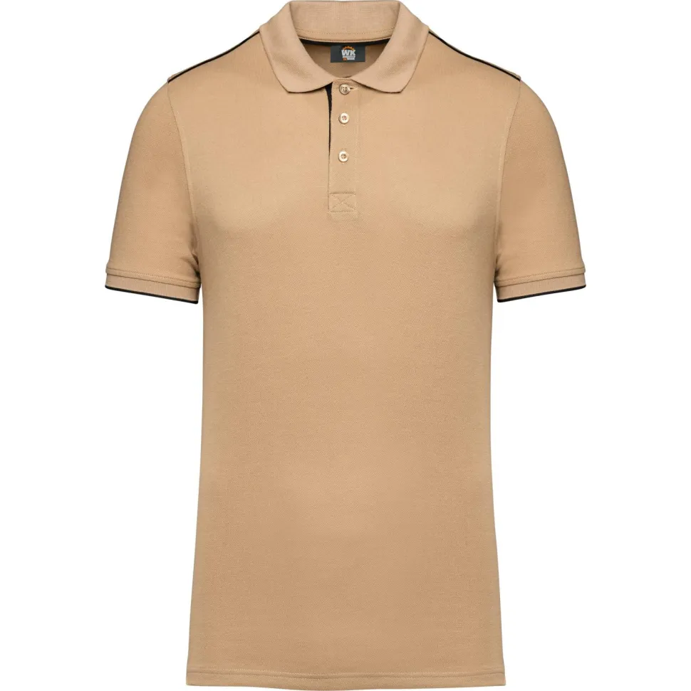 WK. Designed To Work WK270 - Polo contrastant manches courtes homme DayToDay