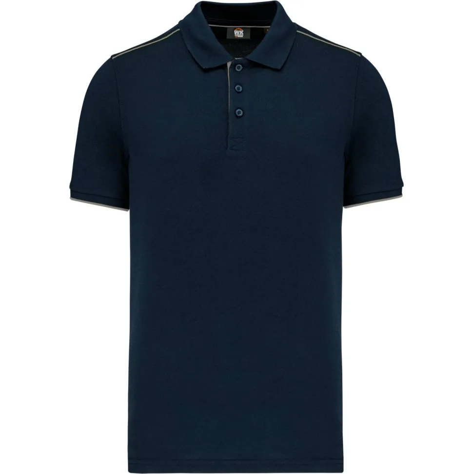 WK. Designed To Work WK270 - Polo contrastant manches courtes homme DayToDay