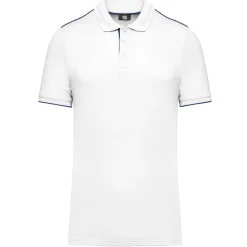 WK. Designed To Work WK270 - Polo contrastant manches courtes homme DayToDay