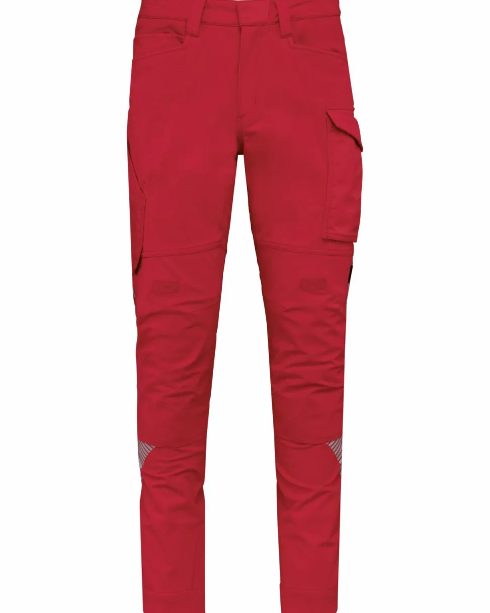 WK. Designed To Work WK747 - Pantalon léger stretch recyclé multipoches unisexe