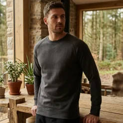 WK. Designed To Work WK402 - Sweat-shirt à col rond
