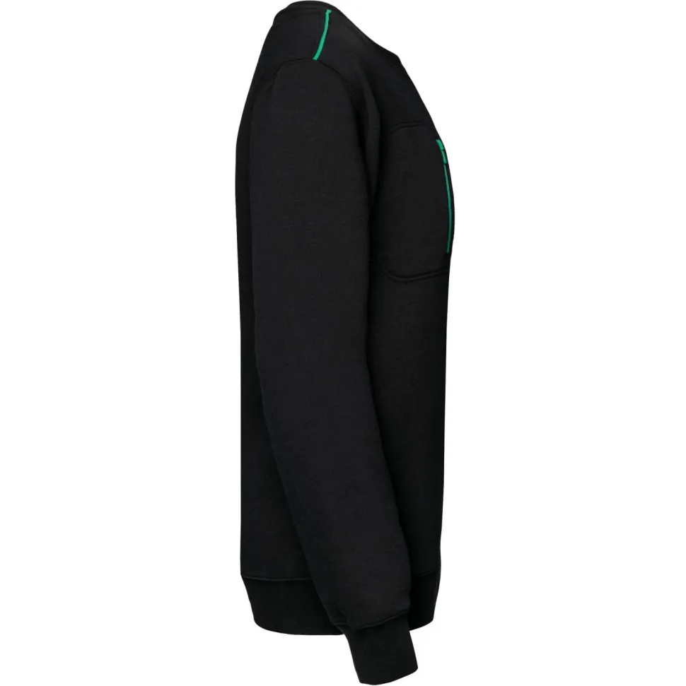 WK. Designed To Work WK403 - Sweat-shirt DayToDay zip poche contrasté unisexe