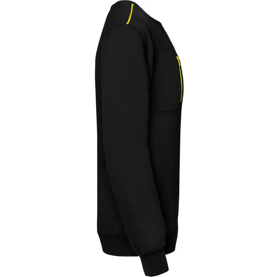 WK. Designed To Work WK403 - Sweat-shirt DayToDay zip poche contrasté unisexe