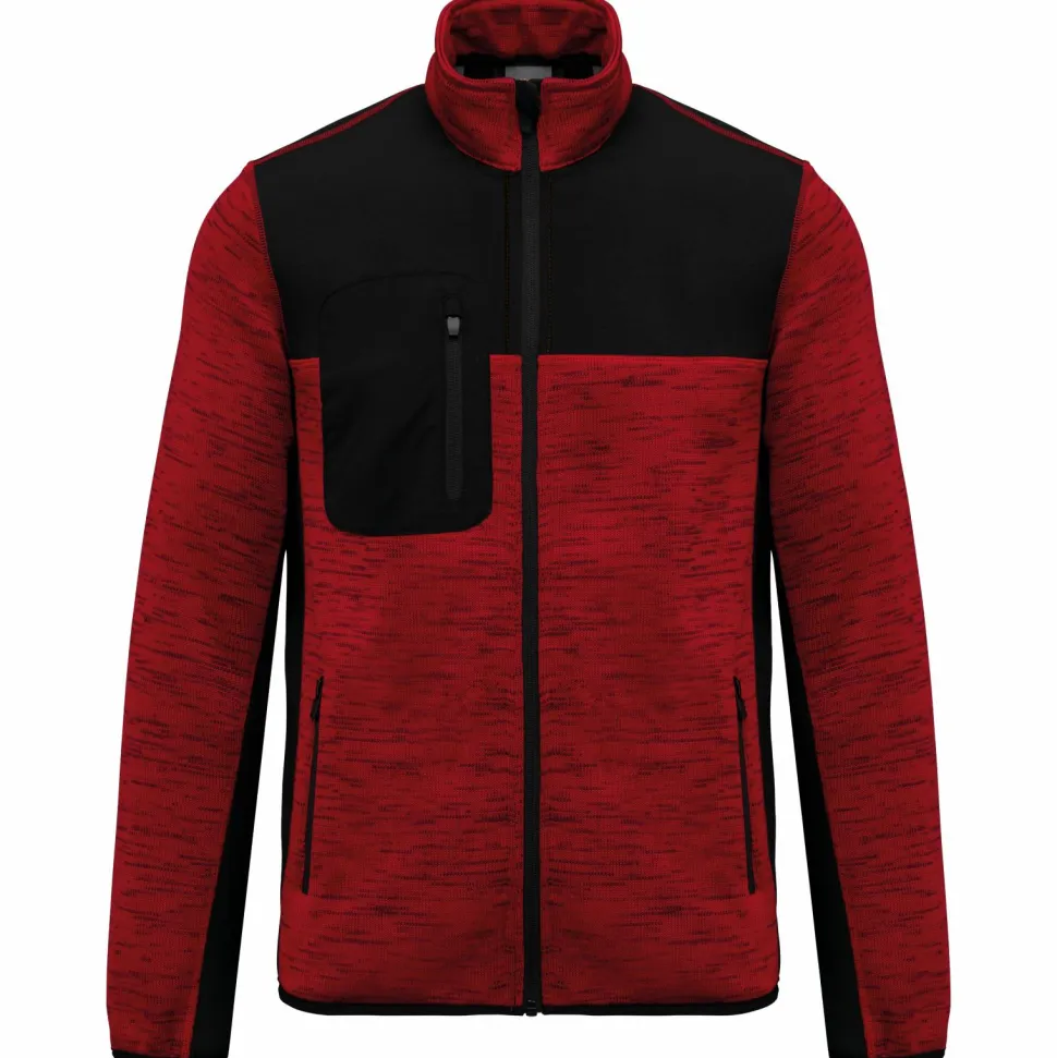 WK. Designed To Work WK9108 - Veste recyclée en polytricot homme
