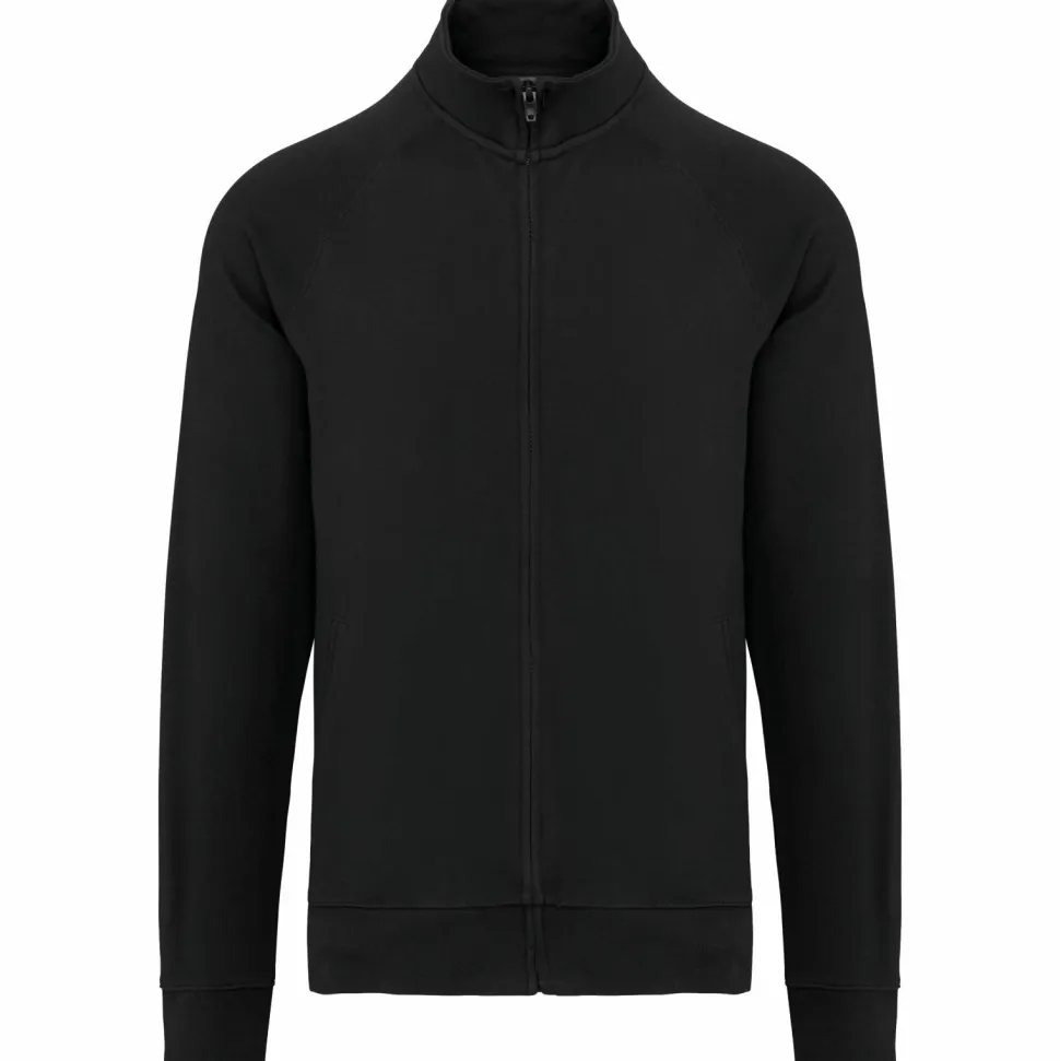 WK. Designed To Work WK406 - Veste molleton coton manches raglan unisexe