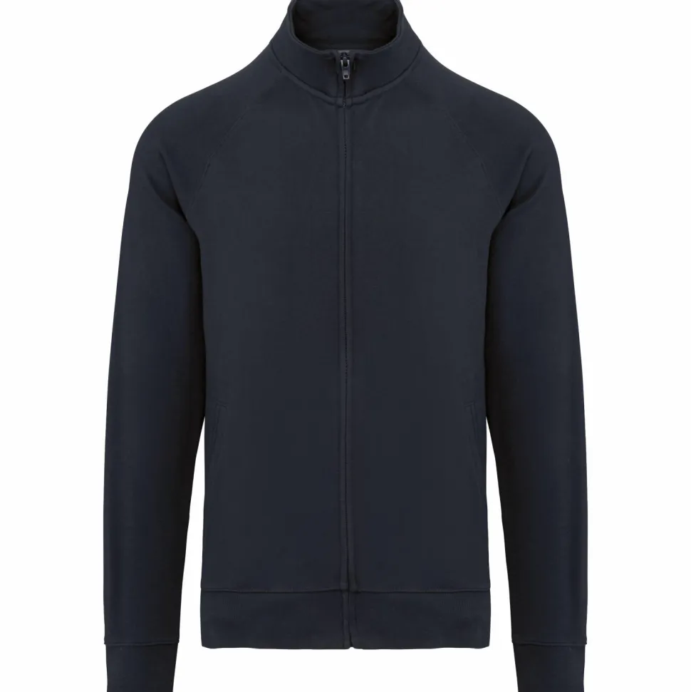 WK. Designed To Work WK406 - Veste molleton coton manches raglan unisexe