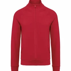 WK. Designed To Work WK406 - Veste molleton coton manches raglan unisexe