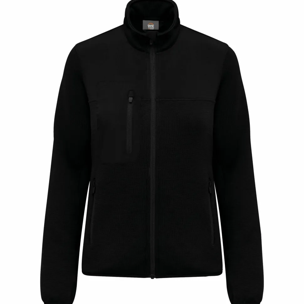 WK. Designed To Work WK9109 - Veste recyclée en polytricot femme
