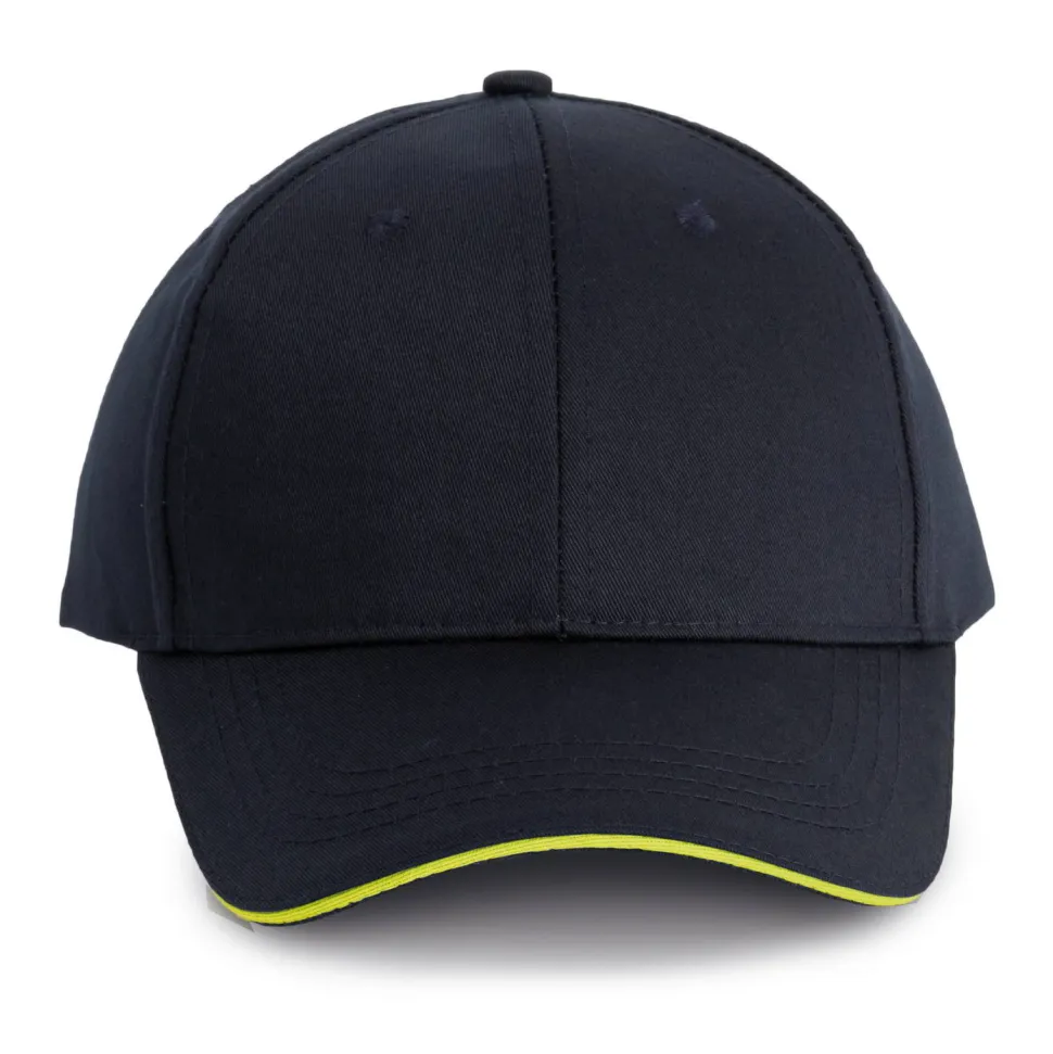 WK. Designed To Work WKP145 - Casquette 6 Panneaux Oekotex avec Visière Sandwich